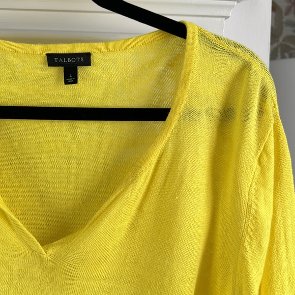 Talbots Linen Sweater - Picture 3 of 7